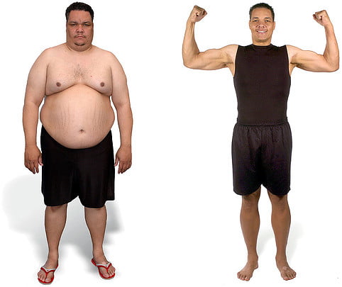 Before and After Weight Loss Men Pictures